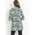 thumbnail image 3 of Reindeer Shawl Collar Maternity Tunic Sweater, 3 of 3