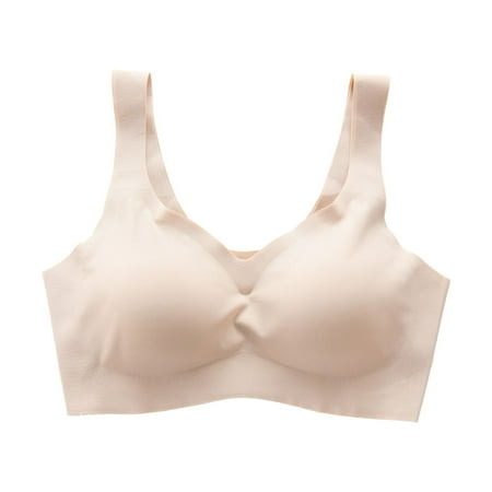 Womens Bras Push up Convertible Bra Feature V-Neck Nursing Bra Style W-928 Beige XXL