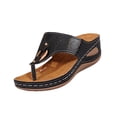 thumbnail image 2 of Lovskoo Platform Flip Flops for Women, Arch Support Cushion Thong Sandals, Thick Sole Pillow Slippers, Non-Slip Summer Beach Shoes, 2 of 9