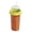 Orange, variant on hejhncii Portable Ice Cream Cup For Outdoor Travel And Home Slushies Maker with Straw
