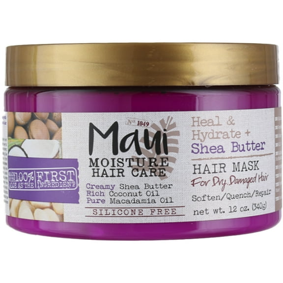 Maui Moisture Heal & Hydrate   Shea Butter Hair Mask 12 oz (Pack of 3)