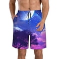 thumbnail image 1 of Fotbe Dreamy Colorful Starry Sky Trajes de Baño Estampados para Hombre, Shorts de Verano de Secado Rápido, Ropa de Playa, Bañadores-X-Large, 1 of 6