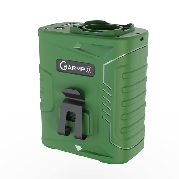 Ventilador con clip para cintura CHARMP 5000 mAh, viento de 39 pies/s, 29 horas de funcionamiento