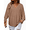 Camel, variant on SHEWIN Womens Blouse Plus Size Tops Lace V Neck Long Sleeve T Shirts Dressy Eyelet Embroidered Tunics Top Spring Fall Blouses Camel 3X