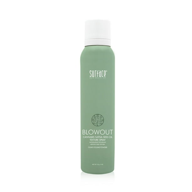 SURFACE Hair Blowout Spray de textura de cabello para mujeres y hombres 4 oz - Spray voluminizador protector del calor Aceite de lichi y maracuja - Productos de cabello premium para peinar