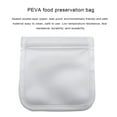 thumbnail image 3 of Sac de Rangement Alimentaire Durable Réutilisable Transparent Sac de Conservation de la Fraîcheur Double Fermeture Éclair Sac Scellé Sac à Sandwich Étanche Contenant de Rangement Alimentaire Lavable, 3 of 8