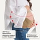 thumbnail image 2 of Fajas de embarazo Unique Bargains, banda para el vientre transpirable, soporte para el abdomen y la pelvis, 1 set color carne grande, 2 of 7