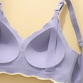 thumbnail image 6 of Lixiuxyad Bras for Women Full Coverage Women Maternity Adjustable Breathable Breastfeeding Top Bra Underwear Without Steel Ring Gathering,Blue, 6 of 6