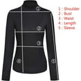 thumbnail image 7 of NANAHuang Womens Slim Fitted Mock Turtleneck Lightweight Long Sleeve Shirts Base Layer Tops, 7 of 7