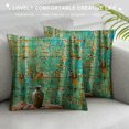 thumbnail image 3 of Orinice Art & Language Graphic Decorative Pillow Cover for Home Couch Living Room Bed Sofa, Aesthetic Decorative, 1PC 18x18in, 3 of 5