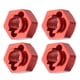 thumbnail image 5 of Llaves Cruzadas De Combinador RC, Aleación De Aluminio Combinador RC De Repuesto De 7mm Para Axial SCX24 AXI90081 Para Axial SCX24 AXI00002 Cergrey Rojo, 5 of 8