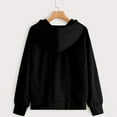 thumbnail image 2 of Vedolay Womens Half Zip Sweatshirts Cropped Hoodies Pullover Sweaters Fall Winter,Black M, 2 of 4
