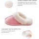 thumbnail image 4 of Pantuflas de mujer con espuma viscoelástica, suaves y sin cordones, forradas de gamuza y suela antideslizante, para interior y exterior., 4 of 5