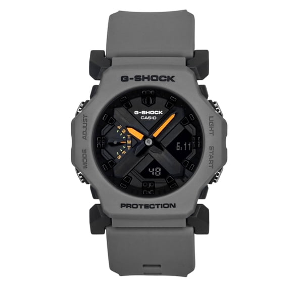 Casio Reloj Unisex G-Shock Analógico-digital con Correa de Resina y Esfera Gris de Cuarzo GA-2300-8A, 200 M