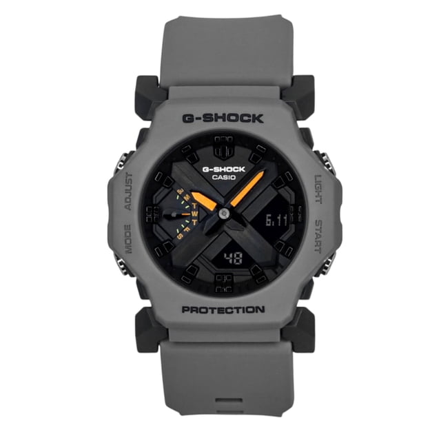 Casio Reloj Unisex G-Shock Analógico-digital con Correa de Resina y Esfera Gris de Cuarzo GA-2300-8A, 200 M