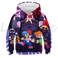 thumbnail image 3 of Nueva sudadera con capucha con estampado 3D Friday Night Funkin para niños, ropa para niños, sudadera de moda para niños, ropa de calle, juego de anime, camisetas de gran tamaño, 3 of 5