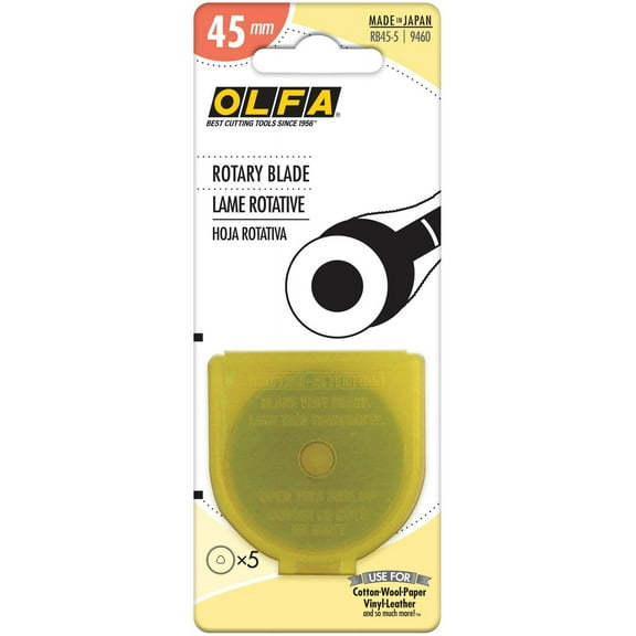 Olfa 45mm Rotary Blade 5pc