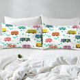 thumbnail image 4 of Erosebridal Happy Camping Full Sheet Sets,Camper Rv Car Bedding Full Size,Cartoon Decoration,Lightweight,4-Piece, 4 of 7