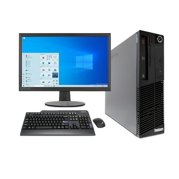 PC Lenovo sff m93p core i5 con 8gb y 1tb HDD con monitor 20.5pulg ThinkCentre Clase A