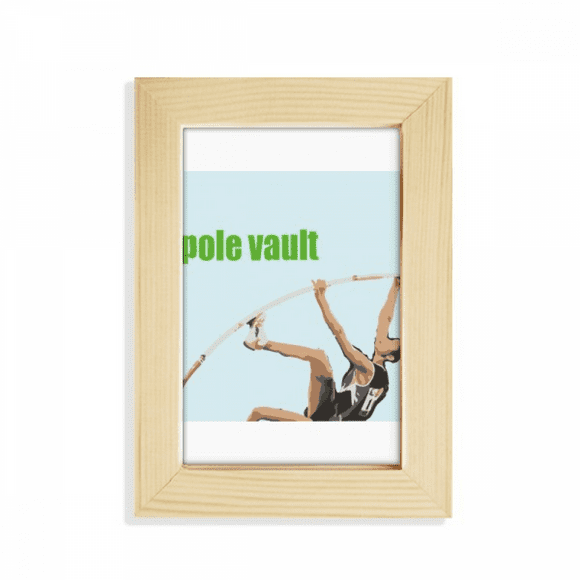 Pole Vault Field Events Art Deco Fashion Desktop Display Photo Frame Picture Art Painting 5x7 inch