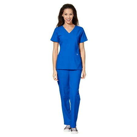 

WonderWink Scrubs Set W123 Women s V-Neck Top & Cargo Pant