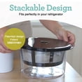 thumbnail image 4 of Máquina para hacer yogur griego Euro Cuisine GY60 con cesta coladora, 4 of 7