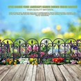thumbnail image 3 of 5 Pack Decorative Garden Fence Rustproof Iron Landscape Wire Folding Fencing Edge Patio Flower Bed, 3 of 4