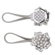 thumbnail image 3 of Alzapaños Magnéticos para Cortinas Bling Bling 2 Piezas Flor de Cristal, 3 of 12