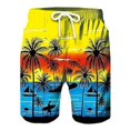 thumbnail image 1 of Pantalones cortos de verano para hombre, Shorts transpirables de gran tamaño, secado rápido, informales, hawaianos, con cordón, 2023 Fivean unisex, 1 of 2