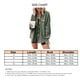 thumbnail image 4 of Camisa con botones de punto de gofre, camisa de novio de gran tamaño, chaqueta holgada informal para mujer, chaqueta de punto de gofre para otoño invierno, verde claro M, 4 of 4