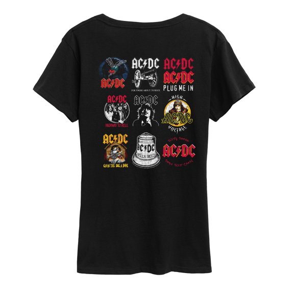ACDC - Logo Grid - Women's Short Sleeve Graphic T-Shirt