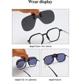 thumbnail image 5 of Gafas de sol polarizadas con clip para hombre y mujer, antirreflejos, UV400, 5 of 5