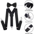thumbnail image 3 of DapperMatch by AWAYTR Classic Charm Kids Adjustable Suspender and Bowtie Set Infant or Child, 3 of 10