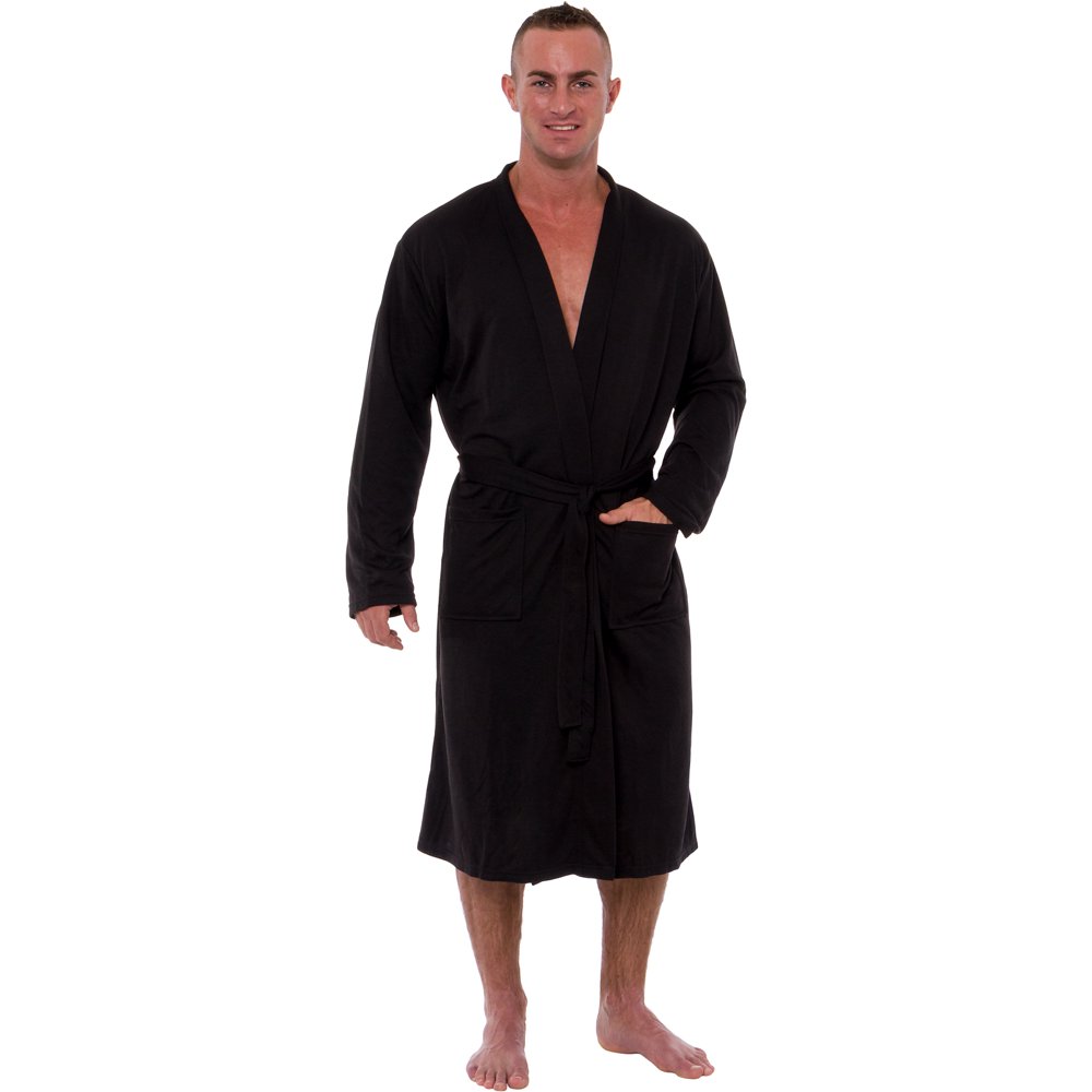 Ross Michaels Ross Michaels Luxury Jersey Knit Sleep Robe w/Tie Waist