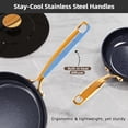 thumbnail image 3 of Juego de utensilios de cocina Nuwave Lux LE 13 piezas Diamond Ceramic Gold, 3 of 4