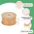 thumbnail image 3 of 3 Pcs Roll Sheer Organza Ribbon Organza Ribbon 1 Inch 10 Yard Sheer Ribbon Dull White, 3 of 7