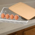 thumbnail image 4 of unbranded 2Ud Organizador Apilable Para Huevos De Refrigerador Beige Con Estructura Estable, 4 of 8