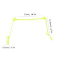 thumbnail image 4 of Garosa 2pcs Football Soccer Agility Speed Training Aids Adjustable Hurdles Yellow, Football Training Tool, Football Hurdle, 4 of 7