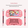 thumbnail image 2 of XIHAMA Switch Lite Case Protective Case for Nintendo Switch Lite, Case Compatible with Nintendo Switch Lite Hand Grip Case with Detachable TPU+Built-in PC Screen Protector & 2 x Thumb Grip Caps, 2 of 7