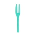 thumbnail image 5 of Teal Plastic Cake Fork with Knife Edge - 4" x 3/4" - 500 count box, 5 of 11