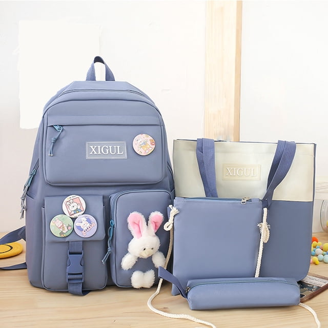 TopLLC Backpack Student Backpack School Backpack Campus Backpack Large Capacity Canvas Backpack Outdoor Travel Backpack Student backpack