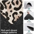 thumbnail image 3 of Beige and Black Leopard Pattern Kitchen Rugs Sets Of 3,Kitchen Runner Rugs Non Skid Washable,Decorative Kitchen Floor Mats for Kitchen,Sink,Laundry,17"x30"+ 17"x47" + 17"x59", 3 of 6