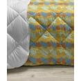 thumbnail image 3 of Flowers Down Alternative Comforter, Spring Vivid Flora on Eggshell Backdrop, Microfiber Quilt for All Season, 5 Sizes, Multicolor, by Ambesonne, 3 of 3