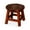 Cherry, variant on Compact carved step stool / Versatile use for drinks table or child's seat