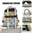 thumbnail image 3 of FORMRS Mini Backpack Purse for Women Quilted Travel Daypack Casual Shoulder Bag, Green Mountains, 3 of 7