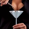 thumbnail image 3 of QUTETN 304 Stainless Fruit Juice Drink Champagne Glass Bar Accessories Goblet Color Steel Goblet Wine Glass Copper Silvery Rose Golden, 3 of 4