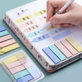 thumbnail image 1 of YAOMOBB Marqueurs de Page Inscriptibles Onglets de Page Colorés Transparents Étanches Auto-Adhésifs, 1 of 5