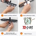 thumbnail image 3 of Punch-free Double-layer Soap Box Soap Student Student Double-layer Self Drain Rack Soap Dish Storage Rack for Home Dorm Student, 3 of 9
