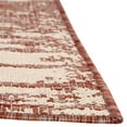 thumbnail image 6 of Rugs.com Outdoor Bohemian Collection Rug – 8' x 10' Rust Red Flatweave Rug Perfect For Living Rooms, Large Dining Rooms, Open Floorplans, 6 of 9