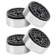thumbnail image 5 of 4 Uds 1,9 pulgadas cubo de rueda sobre orugas RC llantas de coche sobre orugas de aleación de aluminio para Axial SCX10 90046 1/10 negro plateado, 5 of 10